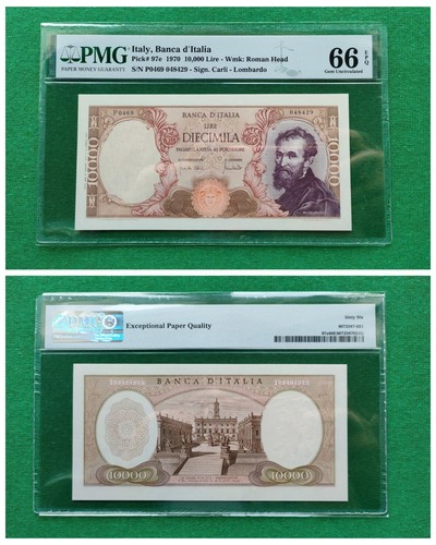 Banconota italia 10000 - 10000, lire