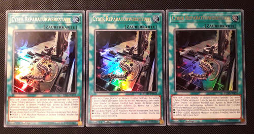 3x cyber officina di - yu-gi-oh!,