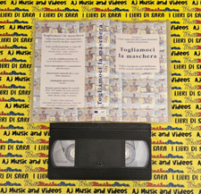 VHS film TOGLIAMOCI LA MASCHERA video-inchiesta bullismo scuola FERRARA (F217)