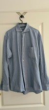 Joop! Camicia * bianca blu a quadri * taglia 39 * manica lunga