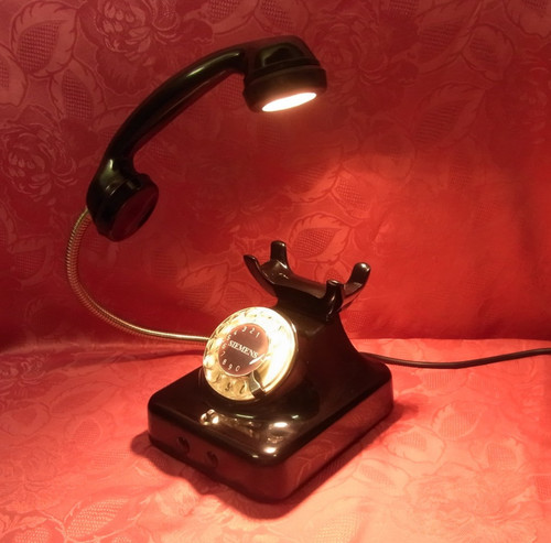 Telefono vecchio lampada