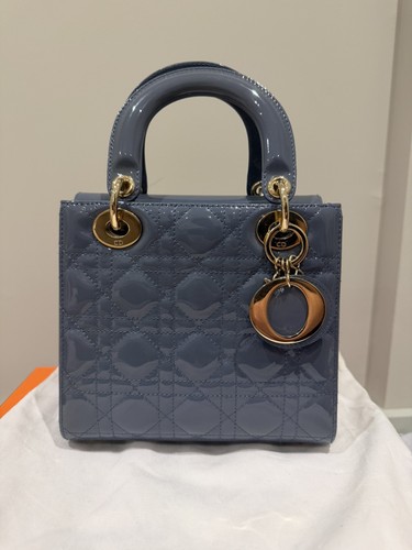 Patent cannage small lady dior - cannage,