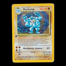 *HH* Card Pokémon Machamp 8/102 Set Base Holo 1° Edizione Cards Pokemon ITA