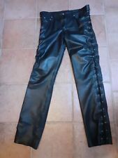 pantaloni moto uomo vera pelle