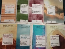 Letteratura Italiana TESTI AUTORI CONTESTI V. 1-2-3-4-5-6-7 ASOR ROSA LE MONNIER