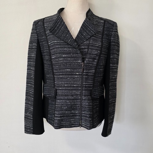 Blazer strutturato tweed - blazer,