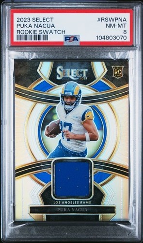 2023 panini select puka nacua - puka,