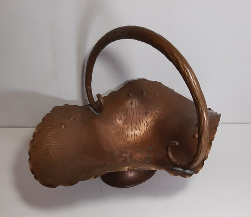 Antico cestino rame - in,