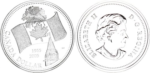 Canada dollaro argento - 1,