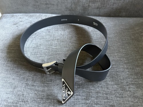 Cintura con logo prada - con,
