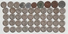 Svizzera lotto di 50 monete 1838-1949 a35