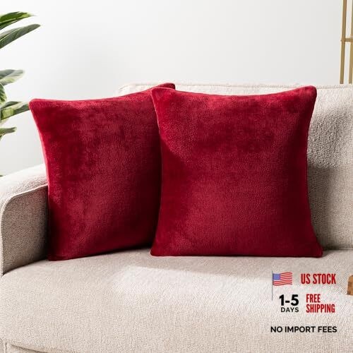 Copricuscini lancio rosso - copricuscini,