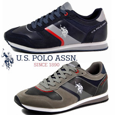 SCARPE UOMO US POLO SNEAKERS UOMO WILYS sneakers basse tortora blu logo