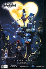 Kingdom Hearts POSTER originale PS2 PS3 NINTENDO DS PREMIUM MADE IN USA - EXT677