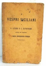 I VESPRI SICILIANI GIUSEPPE VERDI PALERMO 1858 LIBRETTO D’OPERA