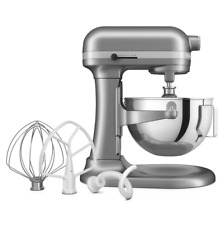 KitchenAid 5,5 Quart Ciotola-Alzata Miscelatore KSM55SXXXCU Cucina Grigio Argento Grigio Grigio
