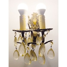 Antica APPLIQUES LAMPADA da