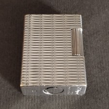 ST Dupont Paris Ligne 1 argentato accendino Lighter Briquet
