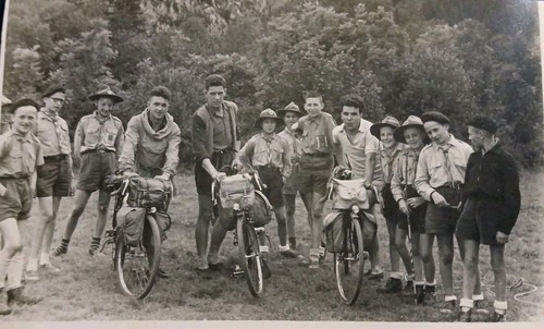 Scoutisme 1953 superbe photo - scoutisme,