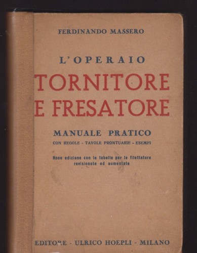 Manuale hoepli l operaio - hoepli, l'operaio