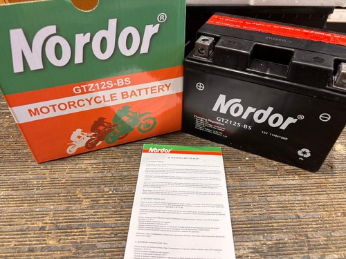 Batteria moto nordor gtz12s - moto,