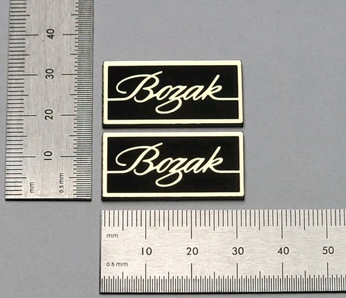 Bozak speaker badge - badge, logo