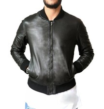 Herrenjacke aus echtem Leder