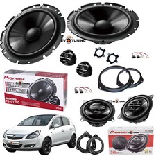 Kit 6 Casse Altoparlanti Pioneer Anteriori Posteriori +Adattatori Opel Corsa D