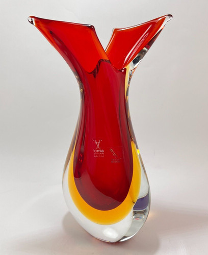 Vaso formia murano vetro - vaso,