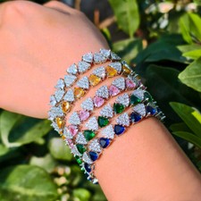 Bracciale maglia catena tennis