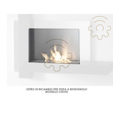 Replacement glass bioethanol