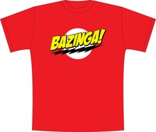 T-SHIRT MAGLIETTA  S - M - L - XL "BAZINGA" Sheldon BIG BANG TEORY NERD regalo