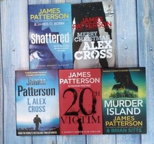 5 x James Patterson Hardback