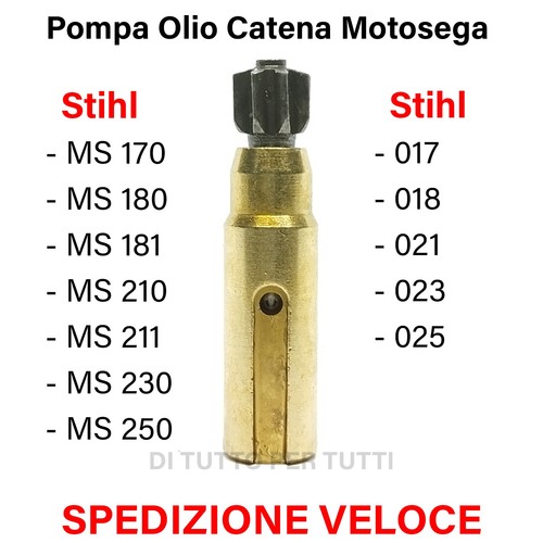 Pompa olio motosega - , ms