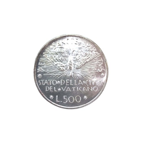 Moneta argento 500 lire - da,