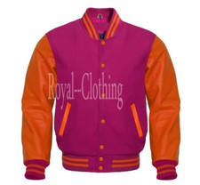 Letterman Varsity Hot Pink