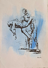 Henry Moore La morte di Mira litografia su tavole firmata iDr