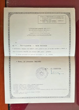 attestato distintivo di guerra