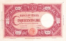 Italy - Banco d'Italia 500