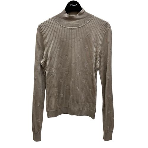 Fendi maglia costine collo - a,