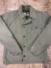 Alpha Industries Deck Jacket US NAVY USN A2 70’s tg 38/40 Vietnam Cold Weather