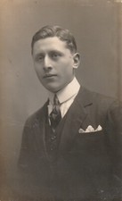 B2 - Foto Photo Fotografia Fotocartolina Anni 20  - Giovane Uomo 1° Piano