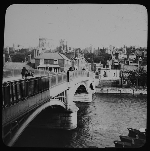 Magic lantern slide windsor - magic,