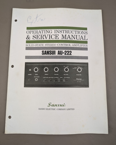 Sansui 222 amplificatore - au-222,