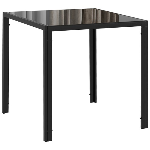Homcom modern square dining - square,
