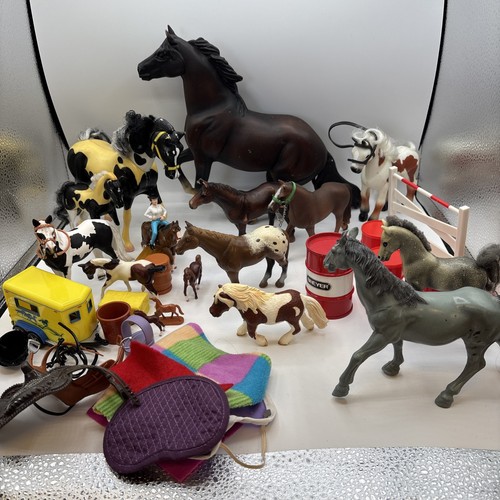 Lotto figurine cavallo breyer - figurine,