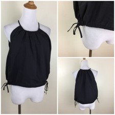 Top donna ZARA nero regolabile