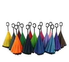 OMBRELLO Reversibile INVERSO Per Pioggia Tinta Unica Apertura al contrario Auto