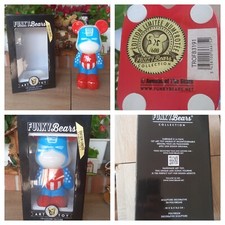 Statua Funky Bears Art Toy Collector Edition Captain America Avenue Of The Stars