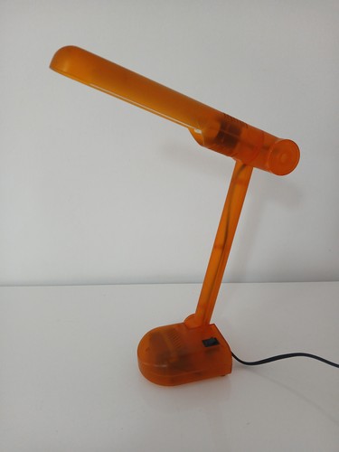 Vintage orange plastic - orange,